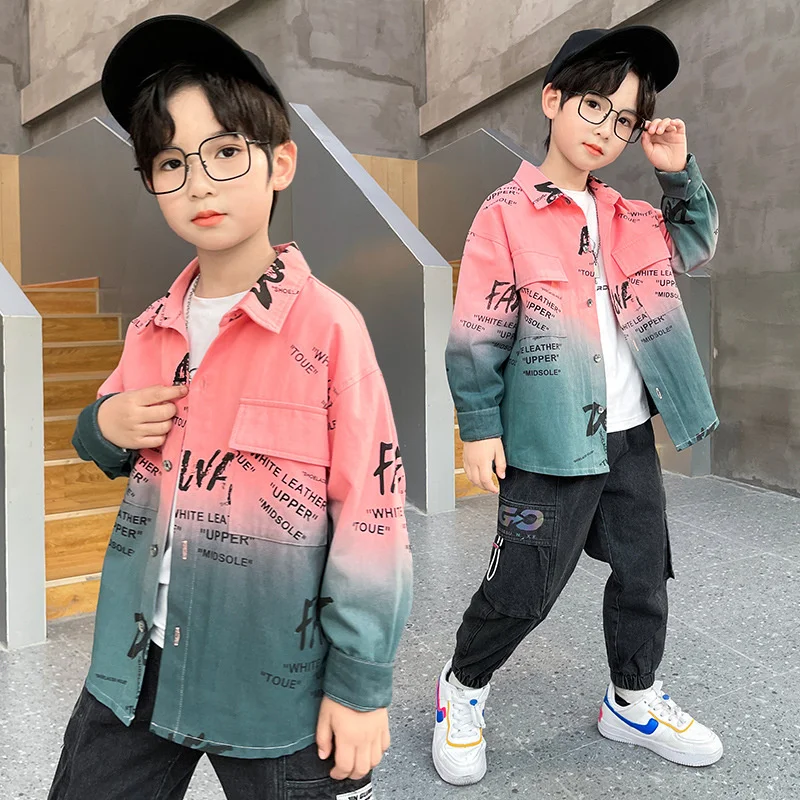 

Boys Baby's Blouse Coat Jacket Outwear 2022 Stylish Spring Autumn Overcoat Top Party High Quality Children's Clothing