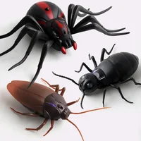 Infrared Remote Control Cockroach Toy Animal Trick Terrifying Mischief Kids Toys Funny Novelty Gift RC Spider Ant 2
