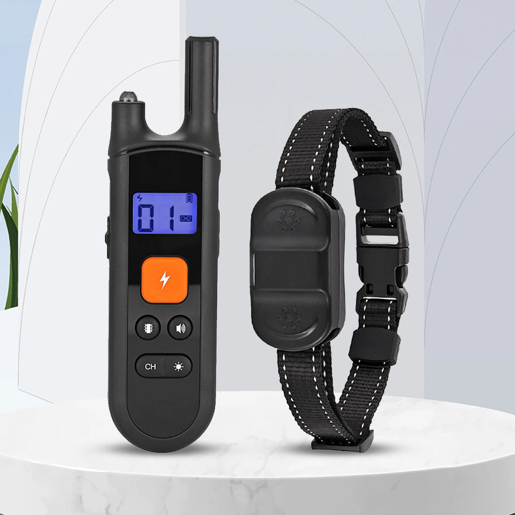 

Dog Bark Collar Waterproof Anti Barking Training Collar Rechargeable Remote Control Beep/Vibrate/Static Shock for All Size Dogs