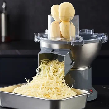 Automatic Vegetable Carrot Shredder Slicer Commercial Electric Cutter Potato Dicing Shredding Machine Vegetable Processor 1