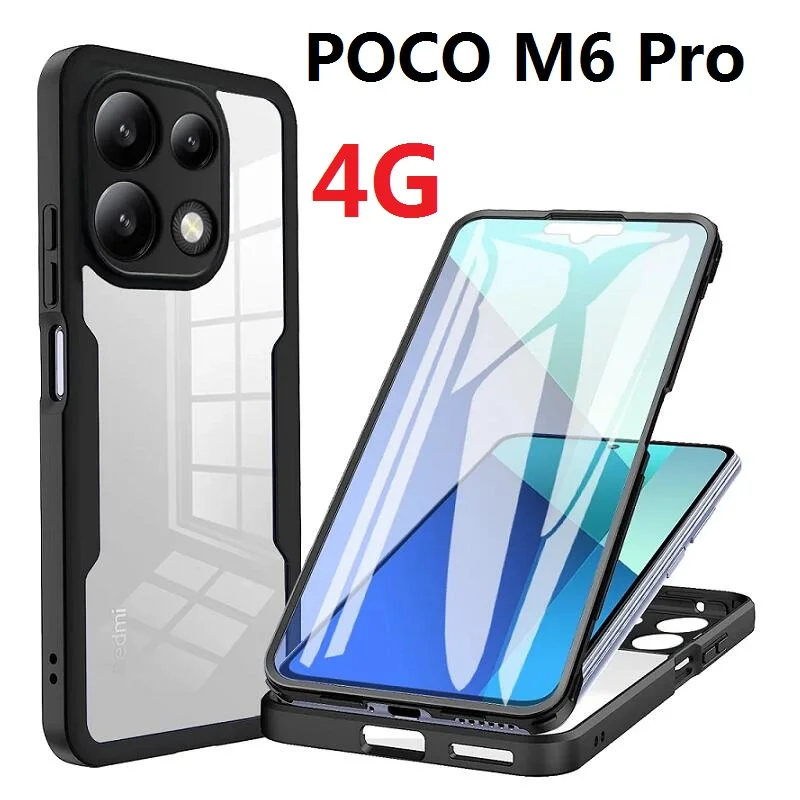 Full Coverage 360° Protection Silicone Case with Screen Protector
