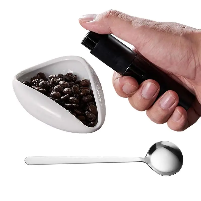 

Dosing Cup For Coffee Beans Coffee Beans Spray Bottle Coffee Bean Dosing Vessel Tray Kit For Coffee Lovers Women Men