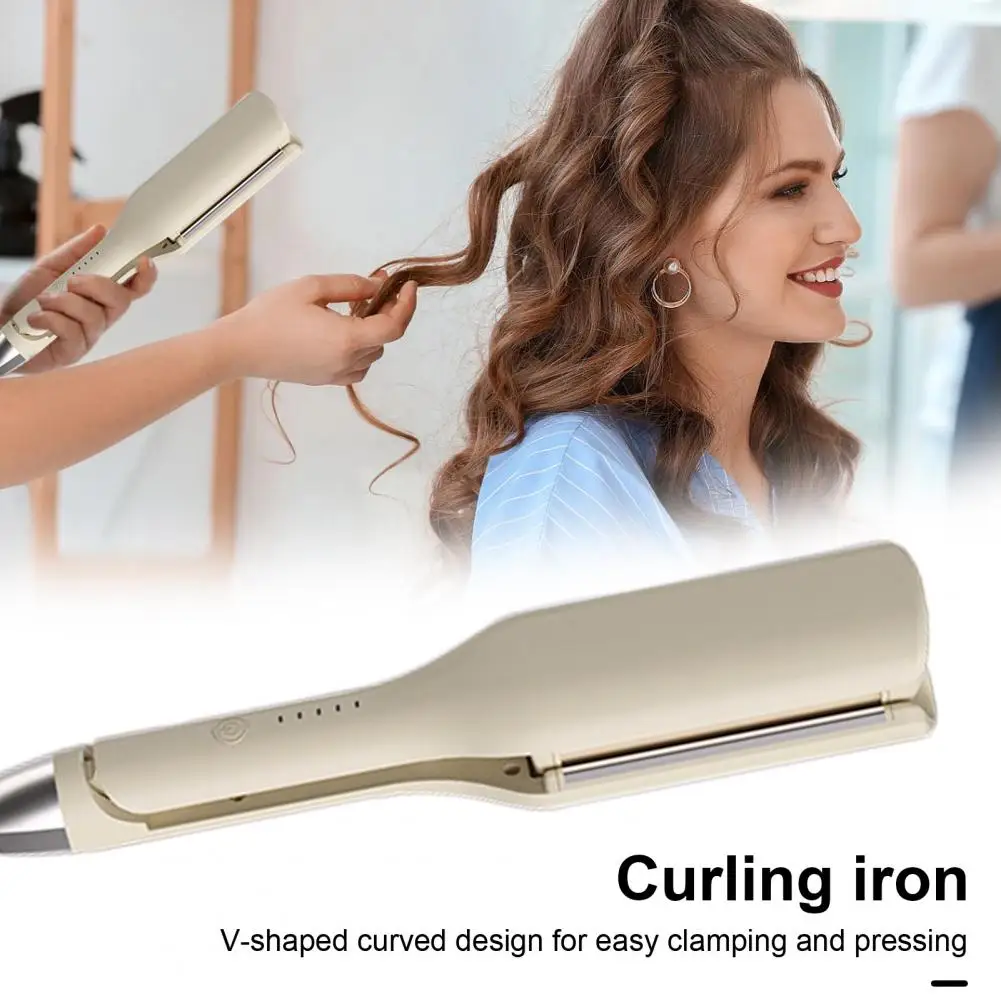 Description Picture 6 of itemWaves Curling Iron Professional 32mm Hair Curling Iron with Adjustable Temperatures Anti-scald Ceramic Plate for Women Ripple