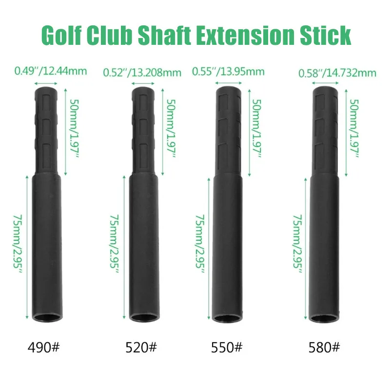Golf Club Shaft Extension Stick Extender Rods Graphite Shafts Driver Fairway Golf Shaft Extender Graphite Extension 5Pcs golf shafts