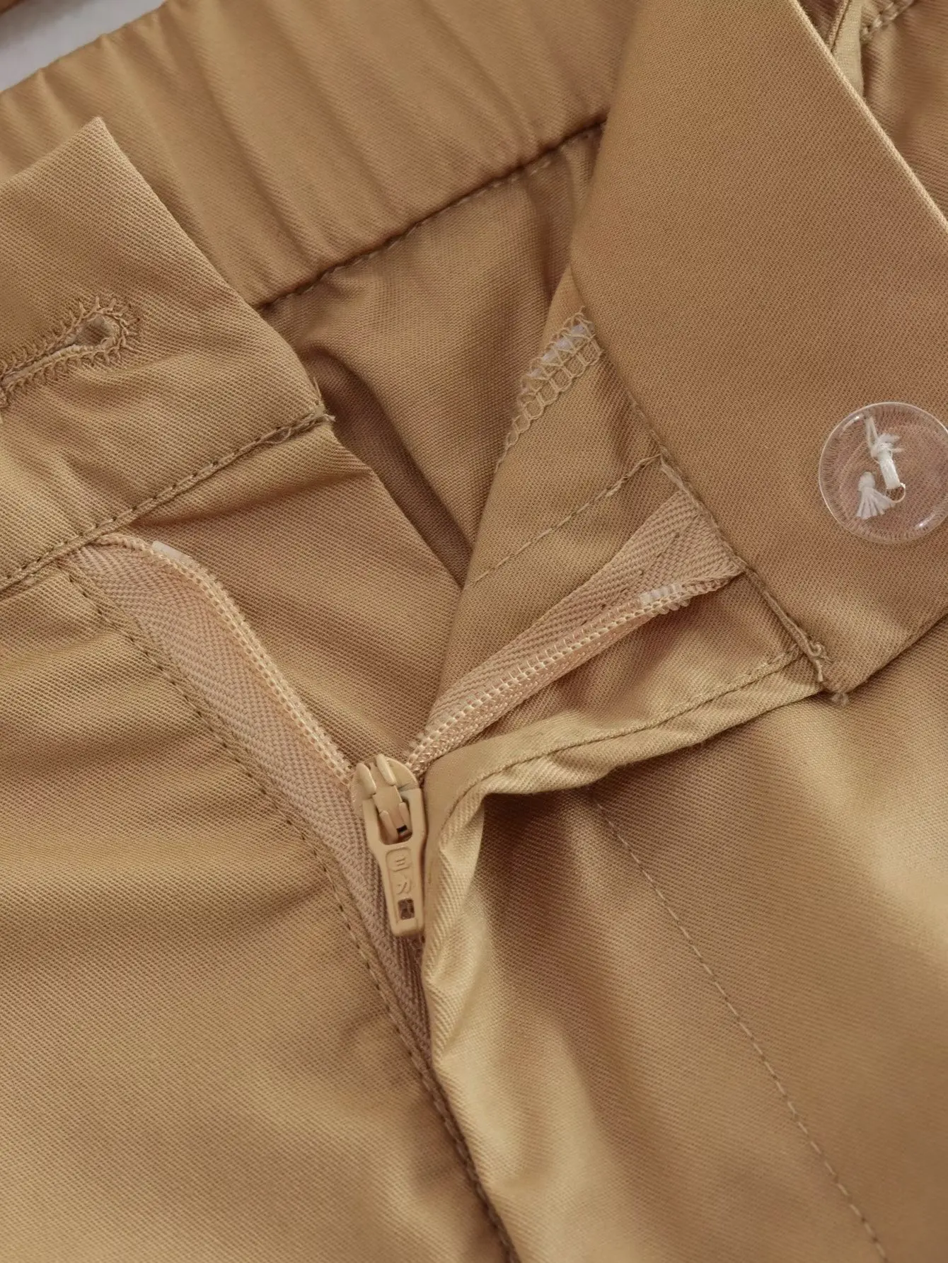 Jenny&Dave Ins Blogger High Street Sexy Bermuda Shorts Fashion High Waist Pocket Cargo Khaki Retro Culottes Women