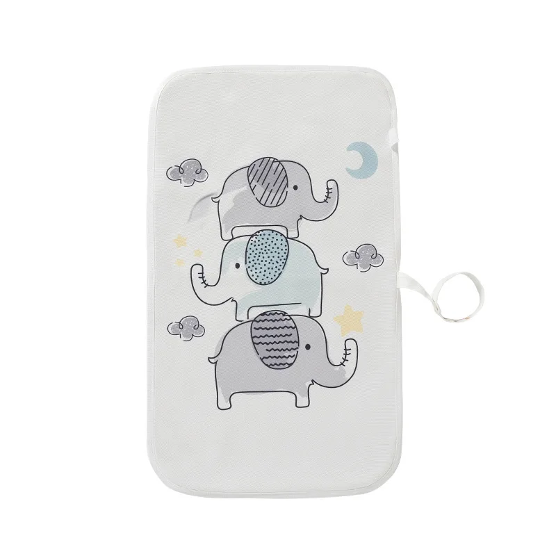 Washable Baby Diaper Changing Mat Soft Cotton Portable Changing Pad Waterproof Cover Mattress for Baby HappyFlute