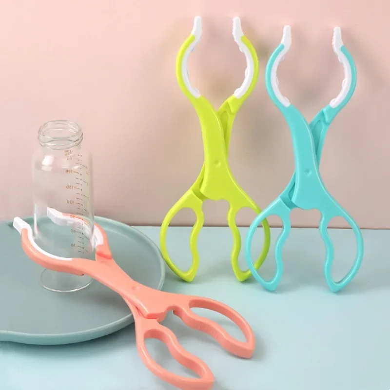 Anti-scald Nursing Bottle Holder Rack Clip, Anti-slip, Baby Feeding Bottle Feeder Clips, Clamp, High-temperature Sterilization, baby bottle holder