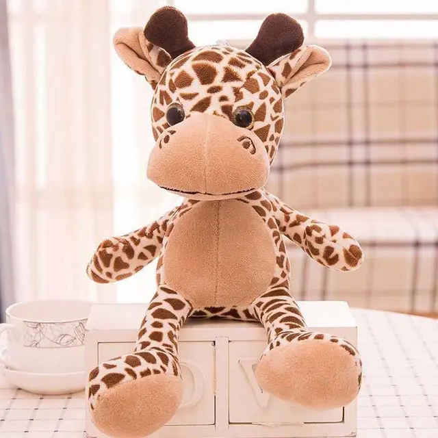 Deer Kids Gifts Plush Pillow Giraffe Tiger Leopard Animal Plush Doll Plush Toys Plush Animal Toy Stuffed Toys
