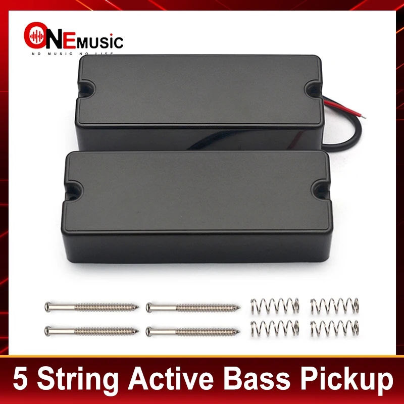 Active Bass Pickup Soapbar, 5 cordas Bass Pickup, Double Coil Humbucker