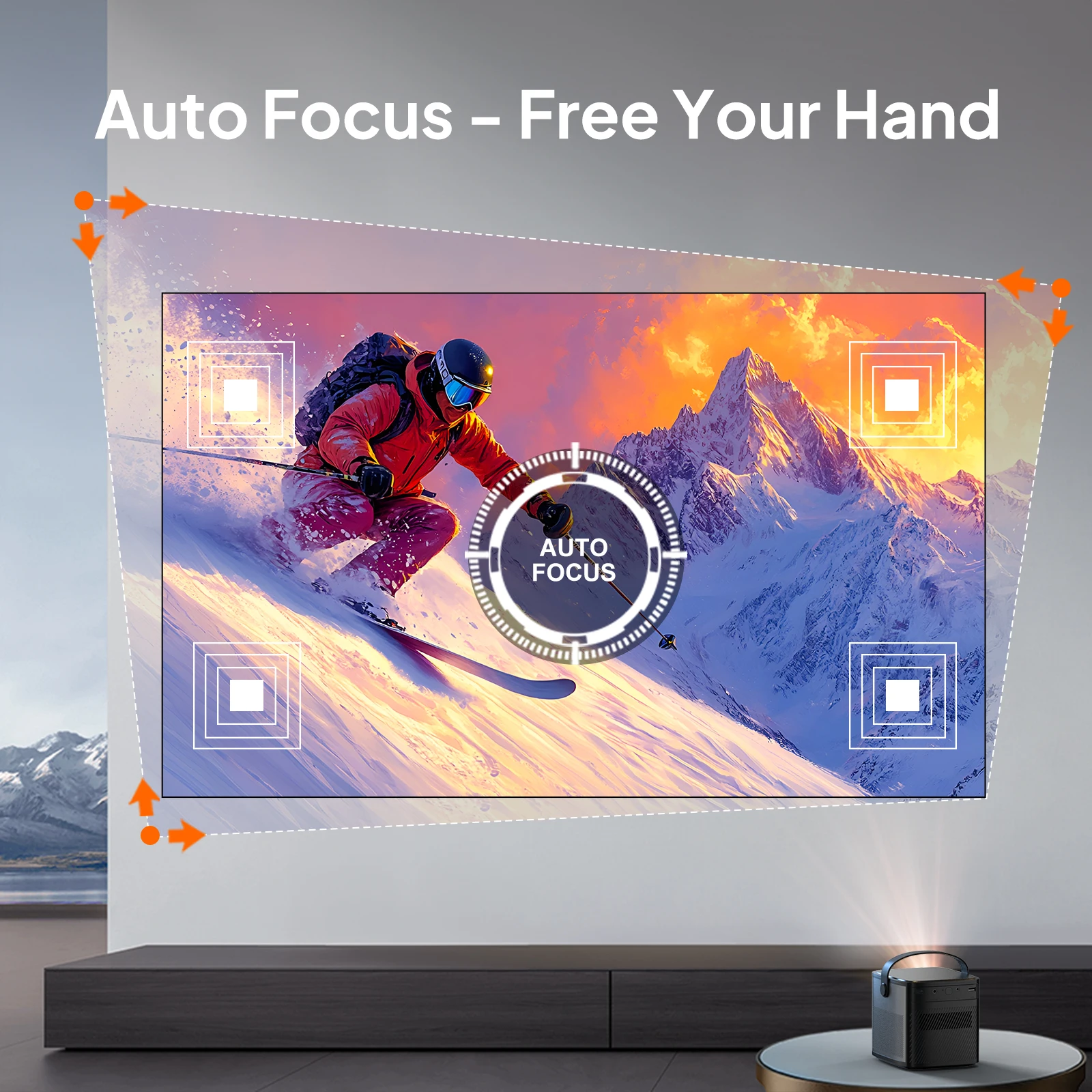 جهاز عرض BYINTEK U80 Max ثلاثي الأبعاد 4K سينما أن...