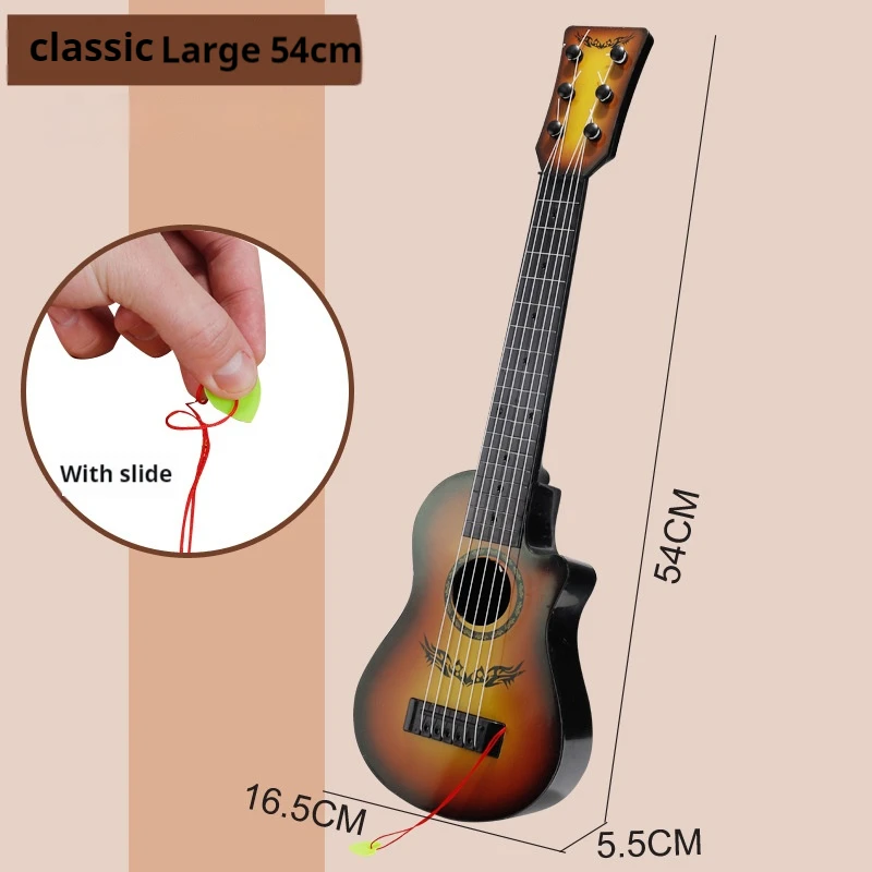54cm Ukulele Children Guitar Toy Be Used To Play Elementary Instruments With Simulating Yukrili Music Toys Boys Girls Gifts 6