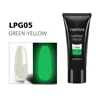 15ml Acrylic Nail Extension Gel Polish Glow in Dark Fluorescent Poly UV Builder Gel Crystal Quick Building Tip Manicure 6
