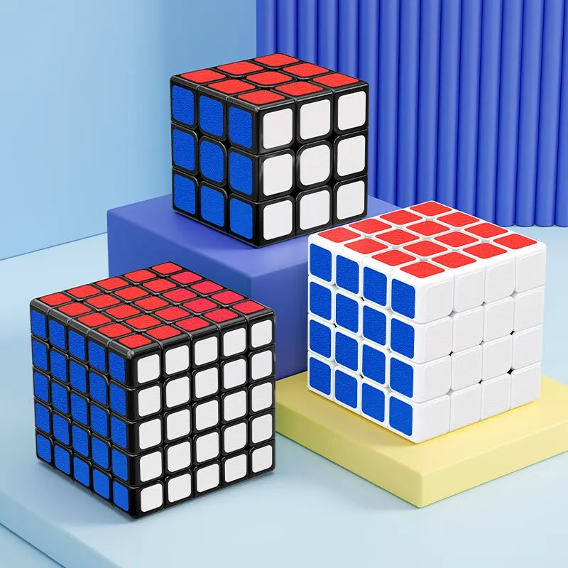 Puzzle Cube Magic Cube 3x3 Frosted Texture Sticker Educational Toys Children Puzzle Toys Designated For Competition Cubes