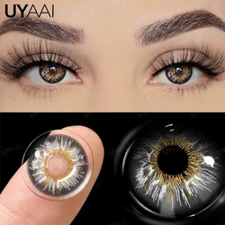 Natural Beauty Green & Gray Contact Lenses (Triumph)