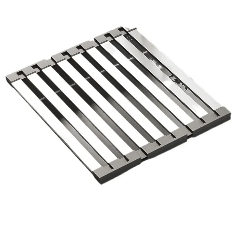Roll up Dish Drying Rack Over Sink Kitchen Portable Aluminum Dish Rack Foldable Drying Racks No rust No mildew