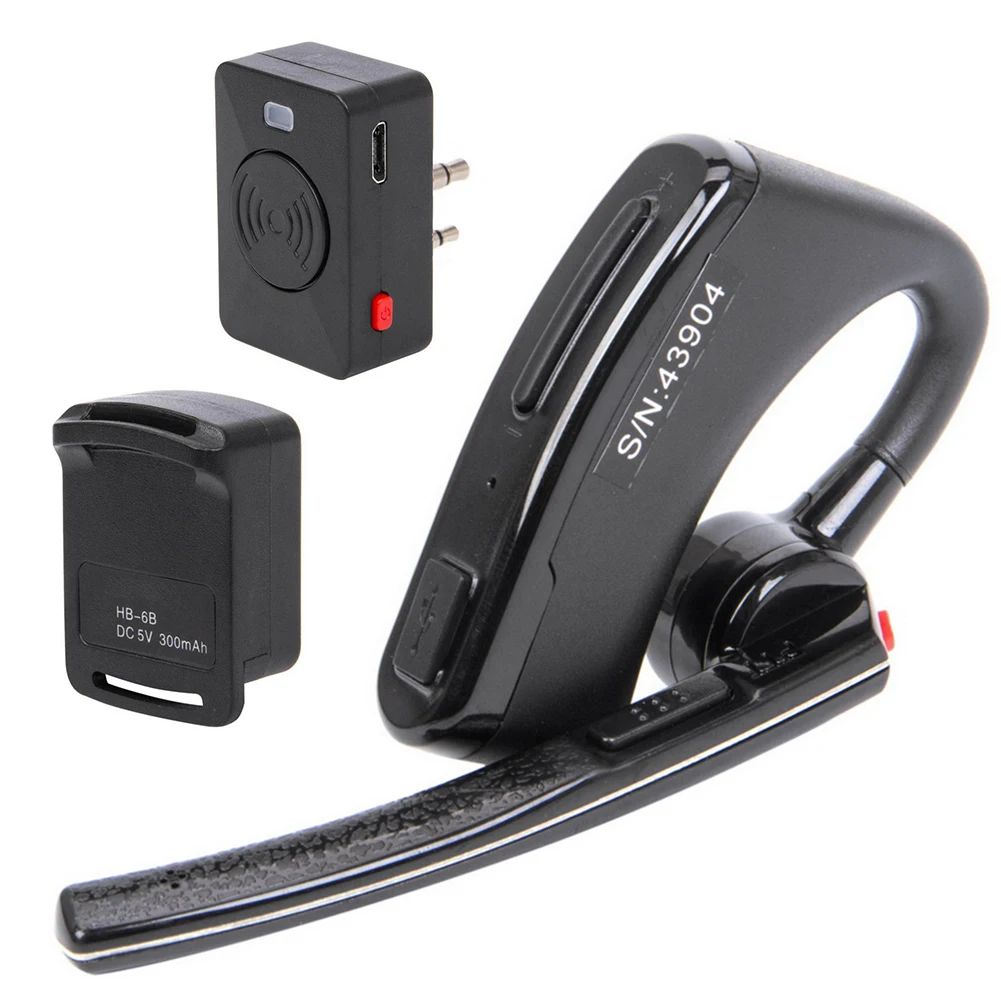 

Walkie Talkie Bluetooth Headset Two Way Radio Wireless Hands-free PTT Bluetooth Headphones For Motorola EP450 GP88 CP88 PMR-446