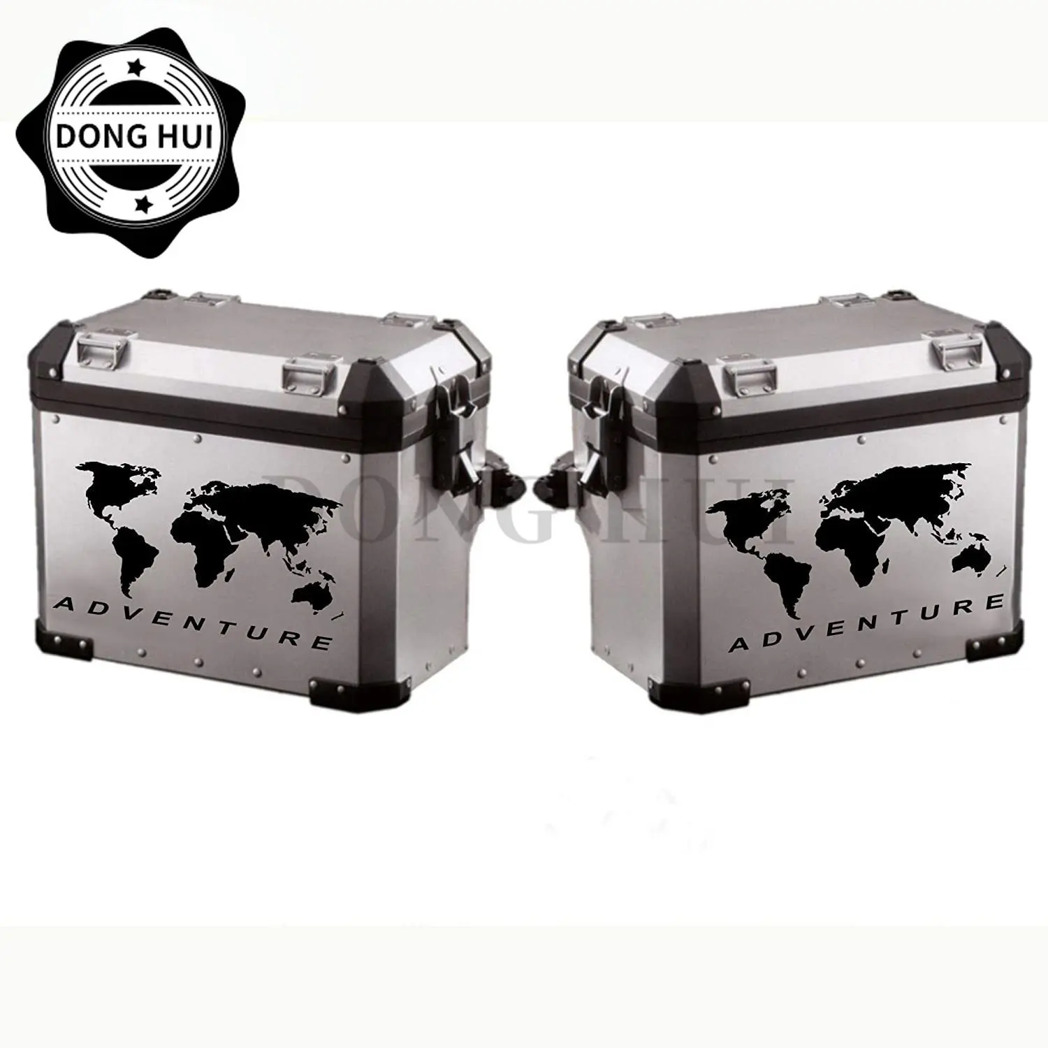 Наклейка с картой мира приключений, ПВХ наклейка с царапинами, водонепроницаемая наклейка на внедорожник, холодильник, шлем, ноутбук, мотоцикл, багажник Наклейка с картой мира приключений, ПВХ наклейка с царапинами, водонепроницаемая наклейка на внедорожник, холодильник, шлем, ноутбук, мотоцикл, багажник