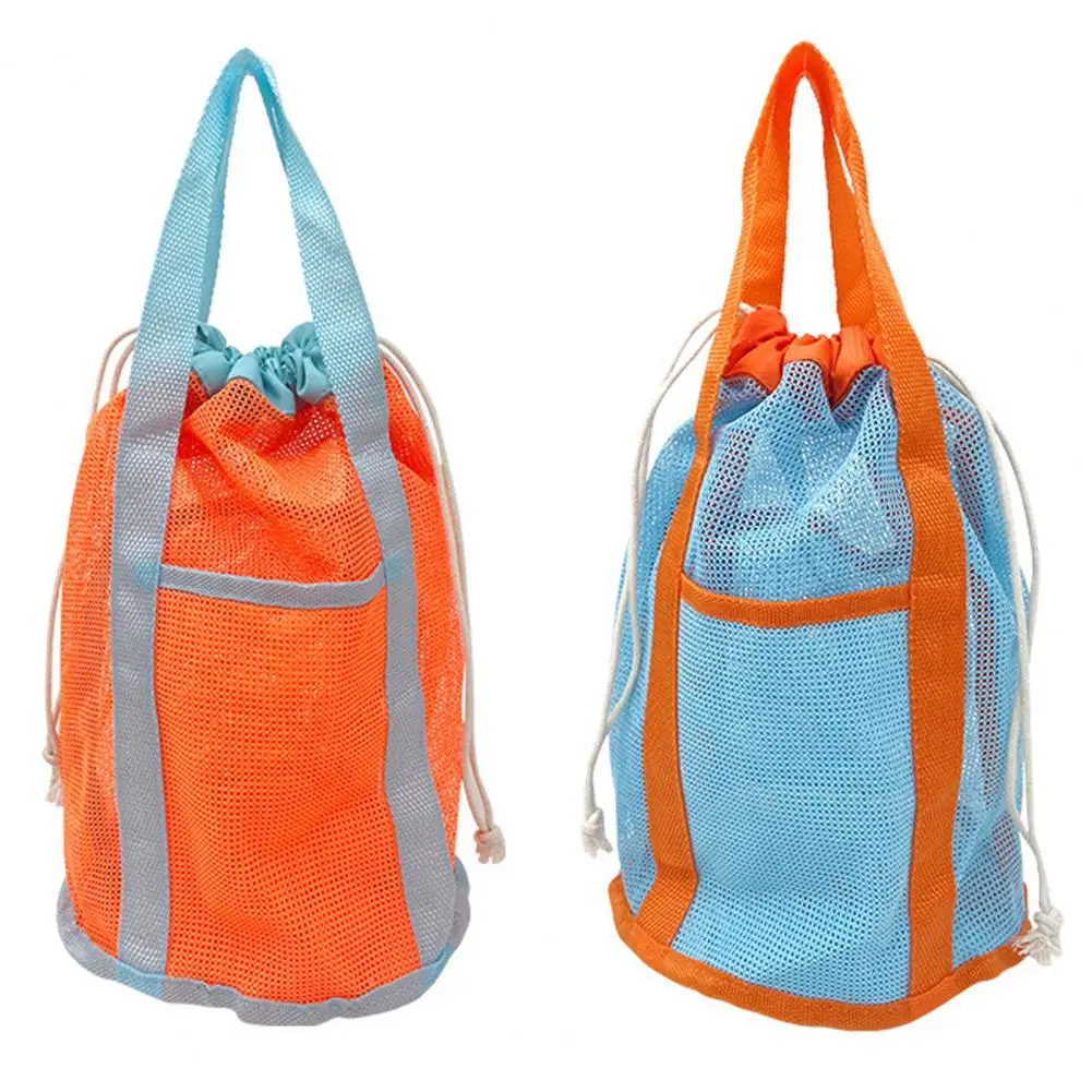 

Kids Beach Bag Kids Toy Storage Bag Capacity Beach Bag with Quick Dry Mesh Drawstring Closure Portable Design for Baby Toys