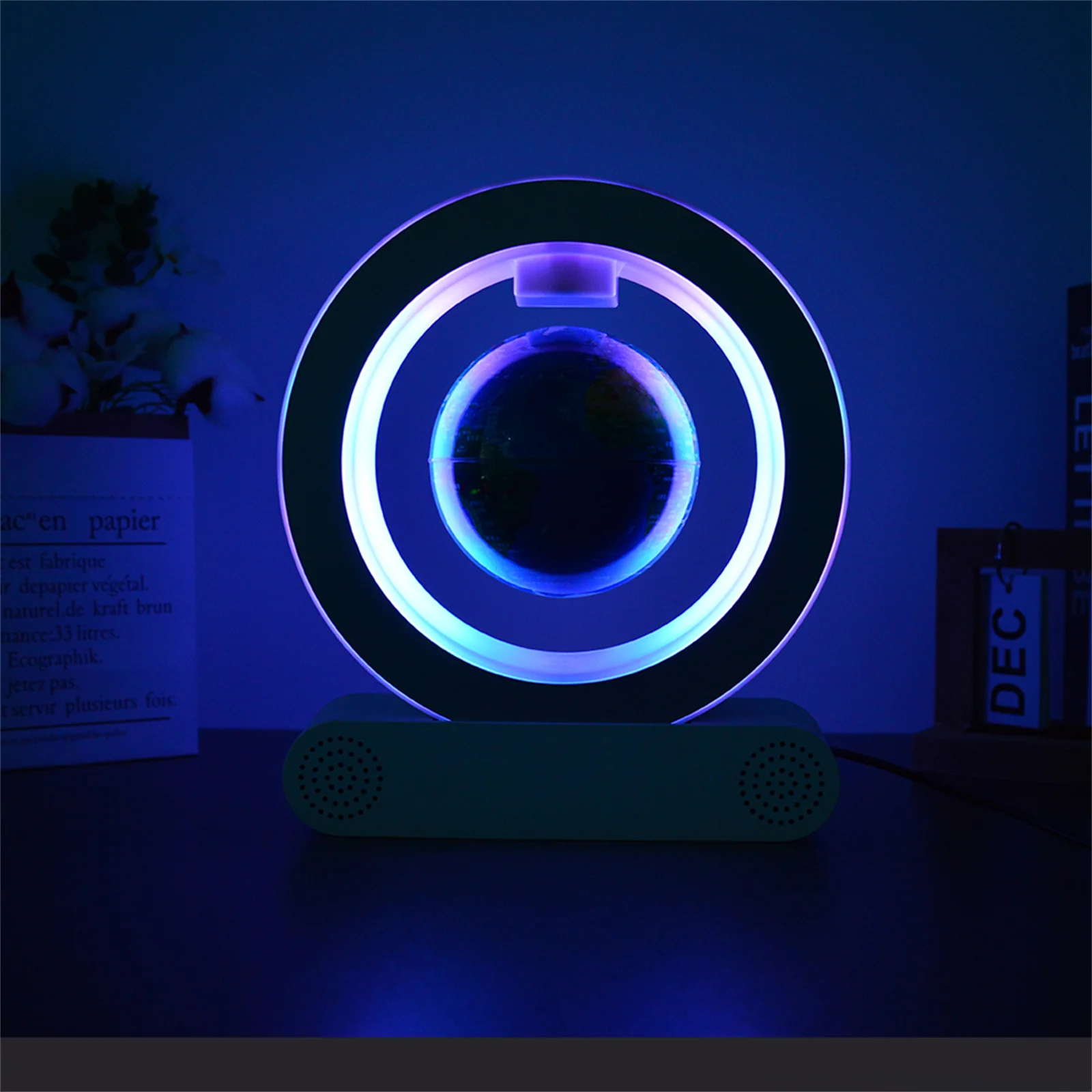 Bluetooth Magnetic Levitation Globe with LED Light, Floating Lamp Globe Christmas Birthday Gifts for Men/Husband/Boyfriend/Kids 3 Bluetooth Magnetic Levitation Globe with LED Light, Floating Lamp Globe Christmas Birthday Gifts for Men/Husband/Boyfriend/Kids 3