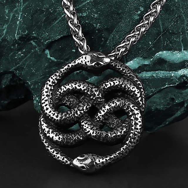 The Never Ending Neverending Story Amulet Necklace Pendant Snake | Wish