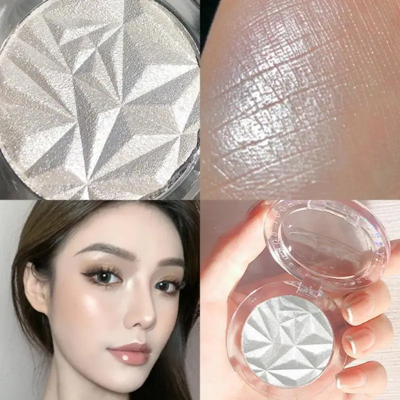 Face highlighter Matte Glitter Highlighter Powder Face Contour Shimmer Illuminator Long Lasting Brighten Highlight Cosmetics Makeup Women