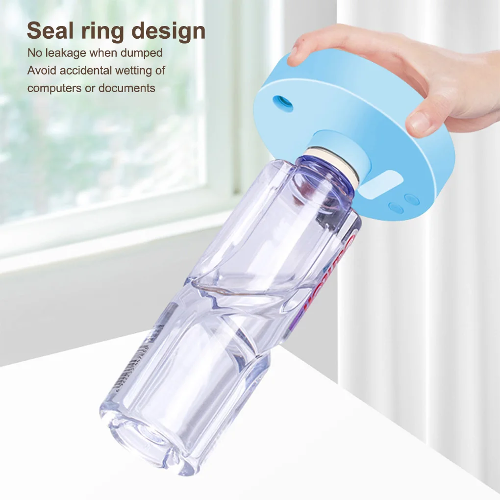 Water Bottle Humidifier Portable 40ml USB Rechargeable Bedroom Bedside Air Diffuser Travel Home Mist Maker