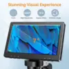 RIEVBCAU Digital Microscope 1200x Magnification HD USB Professional Electron Microscopios For Repairing With 10 LED Light 3