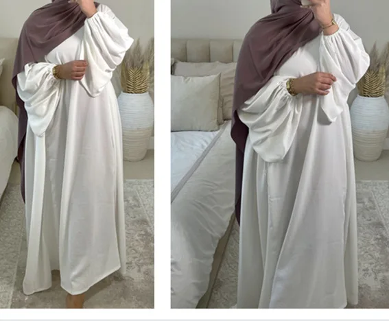 Sb3d6cc89fb3e422a825185dd770d4b22d Casual Solid Eid Muslim Dress Women Hijab Abaya Kimono Khimar Dresses Kaftan Kebaya Ramadan Abaya Dubai Long Robe Islam Clothing Mallzona
