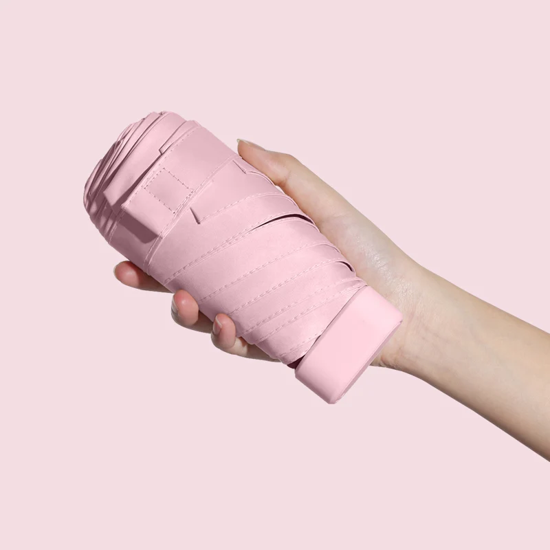 

Mini Sunshade Lightweight Windproof Durable UV-Proof Pocket Umbrella Portable Folding Women And Men Capsule Sunshade Umbrella