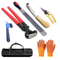 Farrier Tools Professional Farrier Tool Kits Hoof Rasp Hoof Nippers Hoof Knife Horses Hoof Trimmers Tools Suitable for Hoof Trim 1