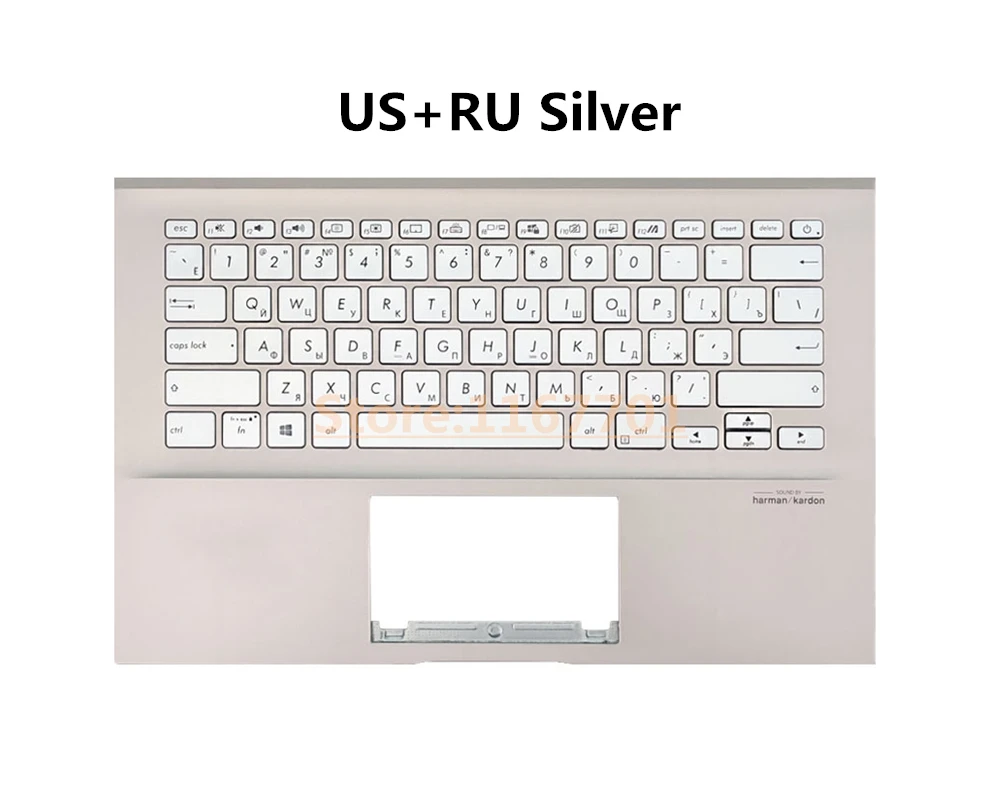 노트북 US/RU/KR 키보드 상단 상단 셸/케이스 LCD/LED 케이블 힌지/축 스피커, Asus VivoBook S14X S431 S431F S4500F S4500FL