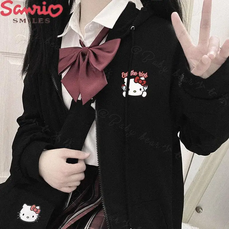Sweat à Capuche Avec Oreilles M Hello Kitty - Meccha Japan