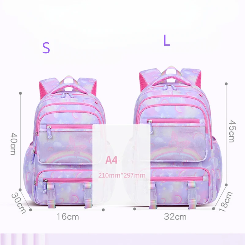 Kids Elementary Middle High School Bag Orthopedic College Backpacks  Travel Back Pack Large Bookbags for Teens Girls Students 5