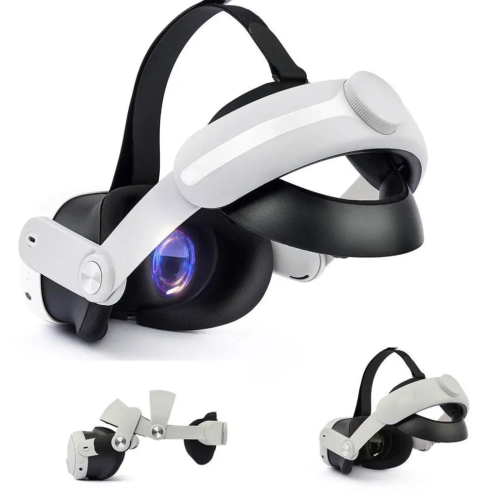 

Для Meta Oculus Quest 3 регулируемая головка ремешок для гарнитуры VR аксессуары Elite Headstrap