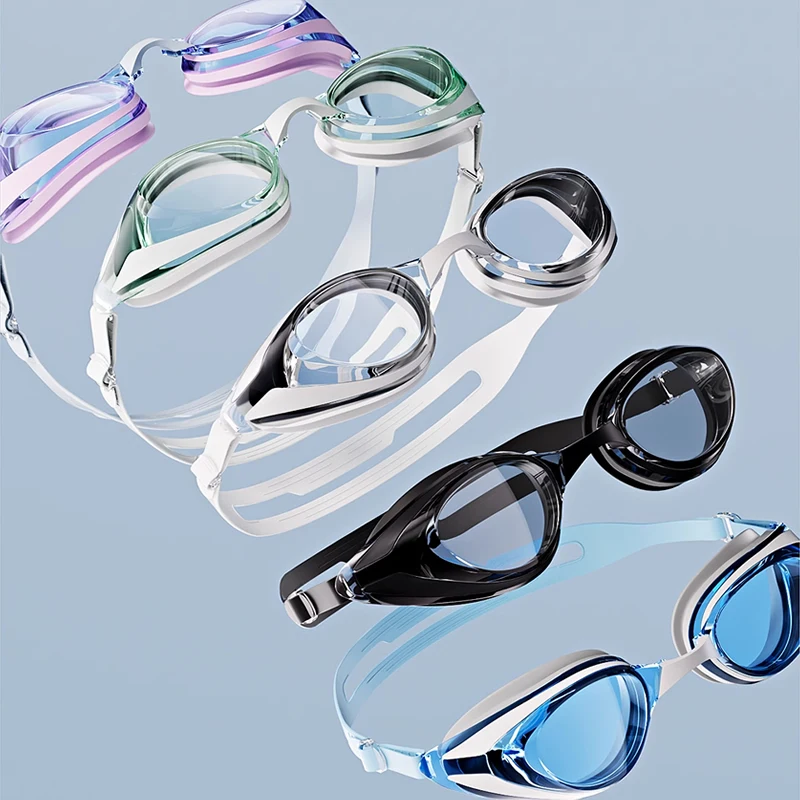 Brand Myopia Swimming Goggles Women Men Small Frame Pool Optical Glasses HD Anti Fog Eyewear Swimming Equipm Diopter -2.0~-6.0 5