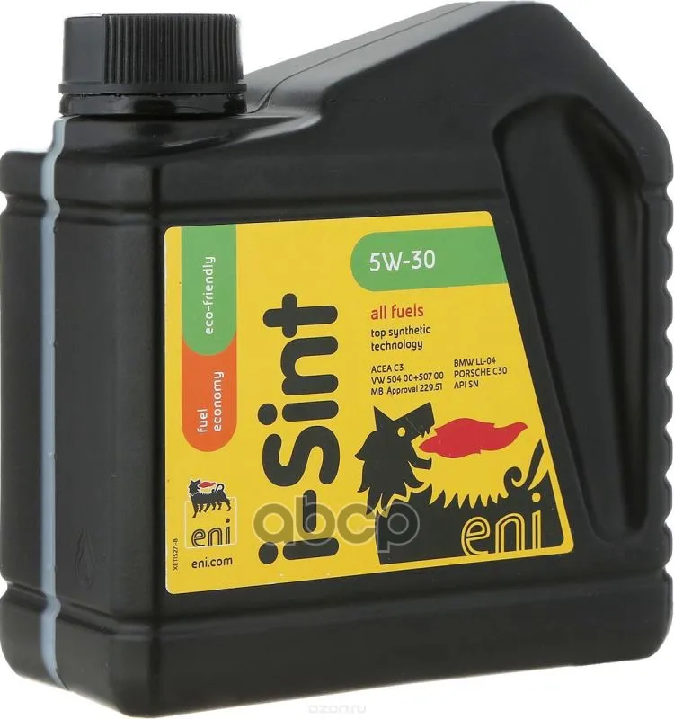 Eni Масло Моторное Синтетическое 1л - Для Легковых Автомобилей Acea С3 Api Sn Vw 504.00/507.00 Bmw