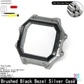Brushed Black Silver