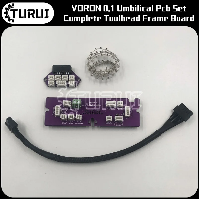 

TURUI 0.1 0.2 UMBILICAL PCB V0.2 V0.1 3D Printer Voron From Timothy Abraham Contains the Wire A Simple Machine