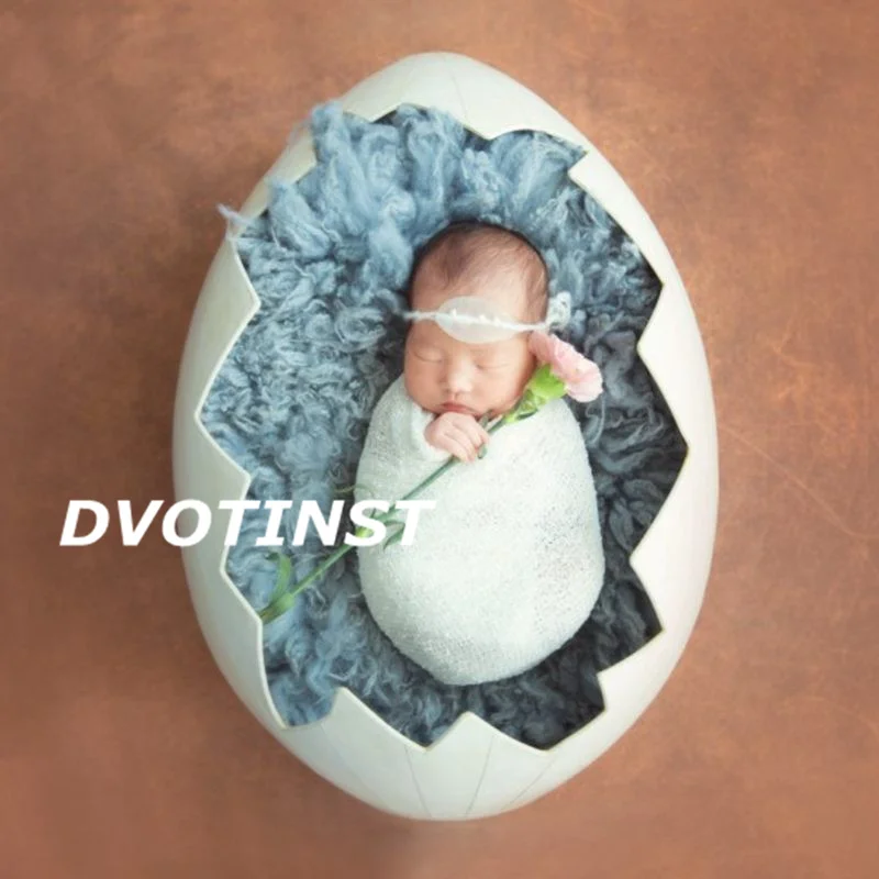 Newborn Baby Photography Props Iron Eggshell Shower Gift Fotografia