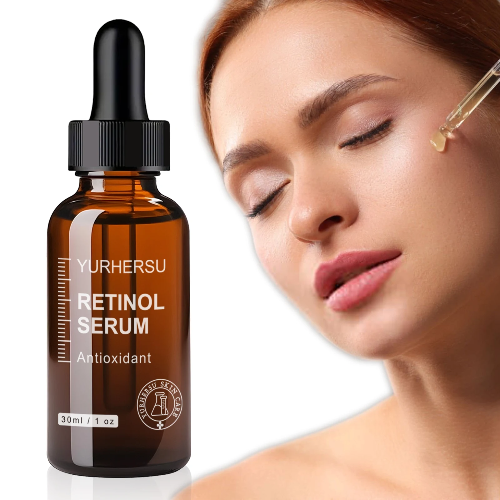 Advanced Retinol Face Serum, Wrinkles & Dark Spot Corrector, Reduces Fine Lines, All-in-One Facial Essence