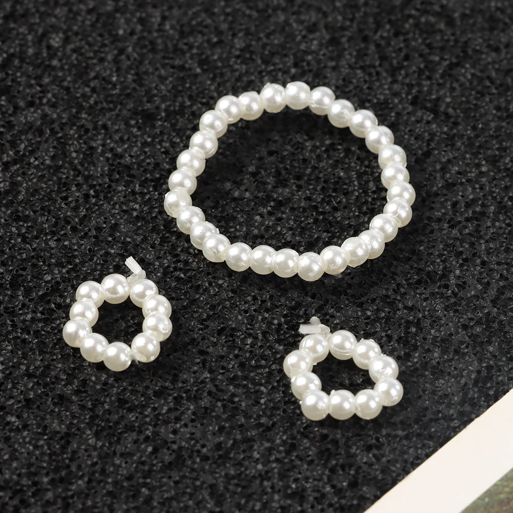 Mode Mini Perle Schmuck Halskette Ohrringe Für BJD Puppen Armband Für 1/6 Puppe Kleidung Zubehör Dekoration Kinder Diy Spielzeug – Detail 4