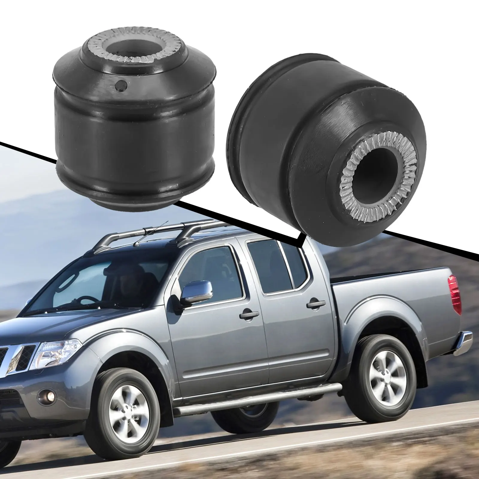 

2pcs Shock Absorber Bush Fits For Nissan Pathfinder R51- 2.5TD/DCi (01/2005-2015) #56219-5X00A Black Plastic Suspension Buffer
