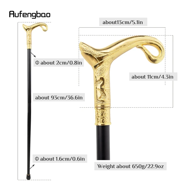 Gold Luxury Roaring Bear Head Totem Walking Cane Fashion Decorative Walking  Stick Gentleman Elegant Cosplay Knob Crosier 93cm - AliExpress