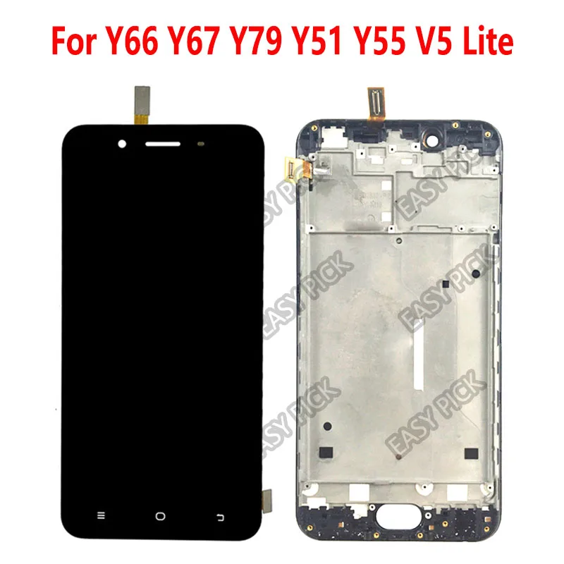 For Vivo Y51 Y55 Y55S Y55L Y51A 1707 1610 1603 LCD Display Touch Screen Digitizer Assembly | Мобильные телефоны и