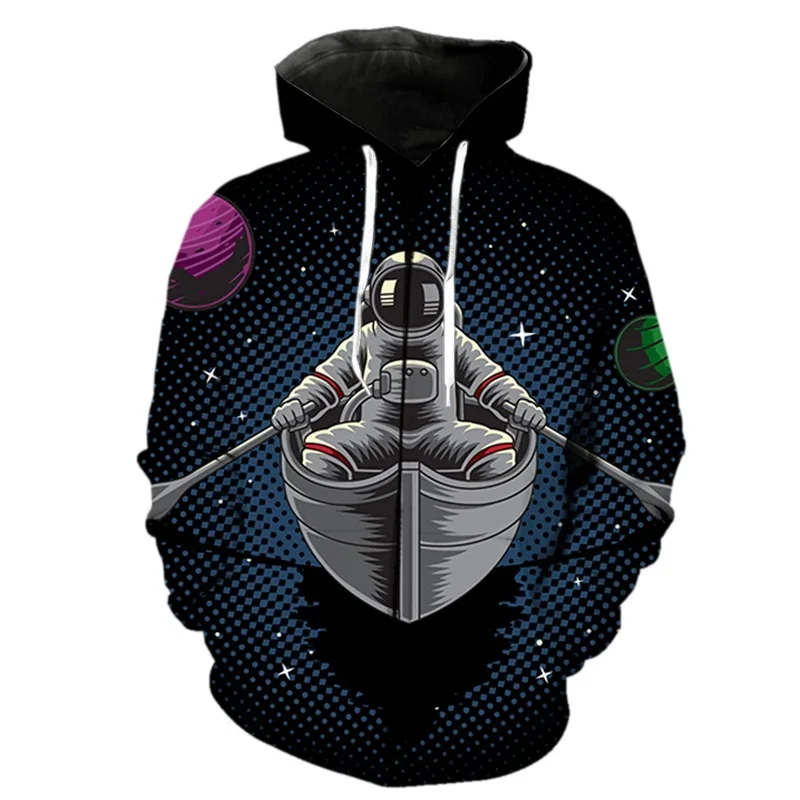 thumbnail image 1 of Sudadera con capucha y cremallera de astronauta espacial para hombres y mujeres, sudaderas casuales con estampado 3D, sudaderas de manga larga para niños, sudaderas de gran tamaño, ropa de calle, 1 of 5