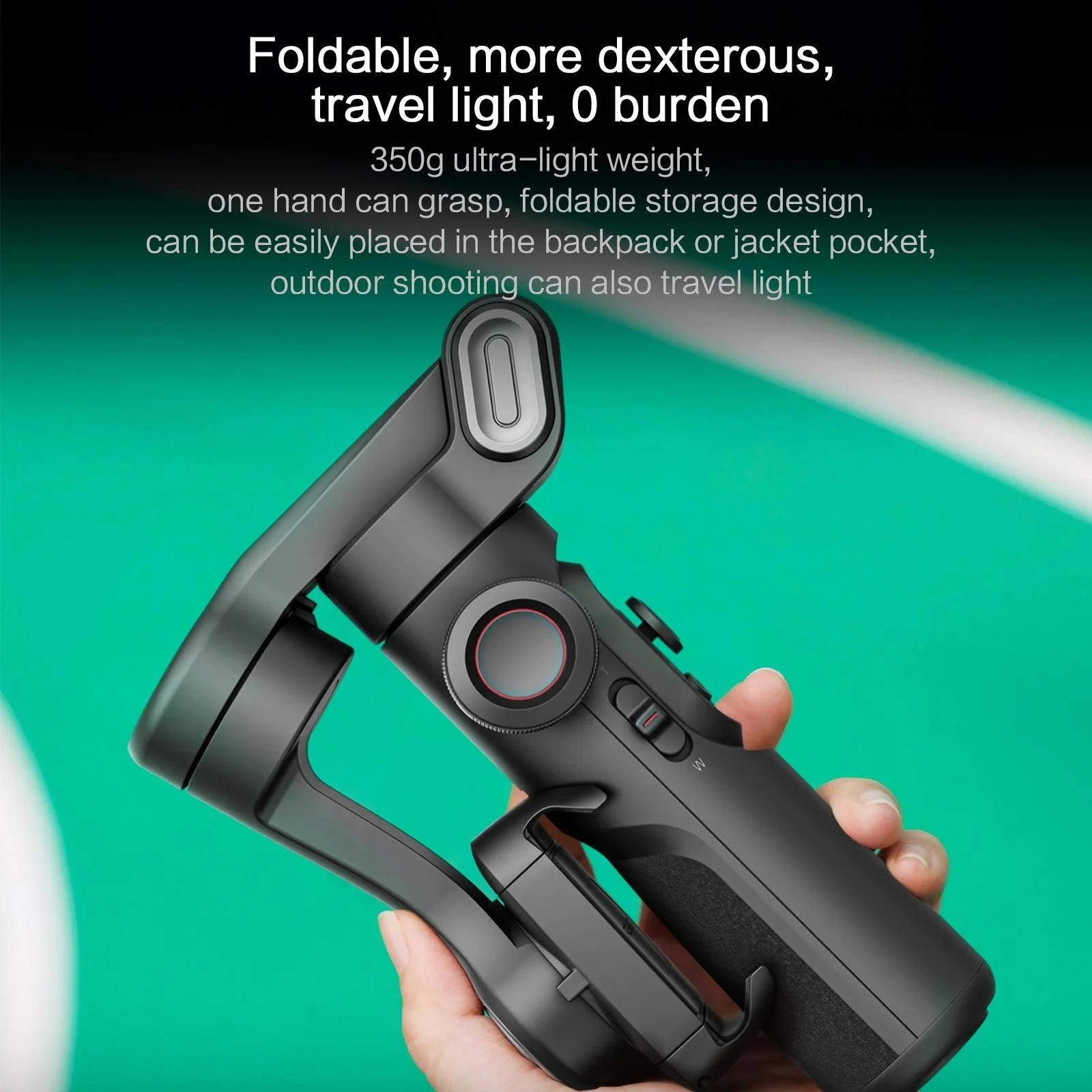 Gimbal Stabilisateur Smartphone 3 Axes 2600mAh Trépied Inclus