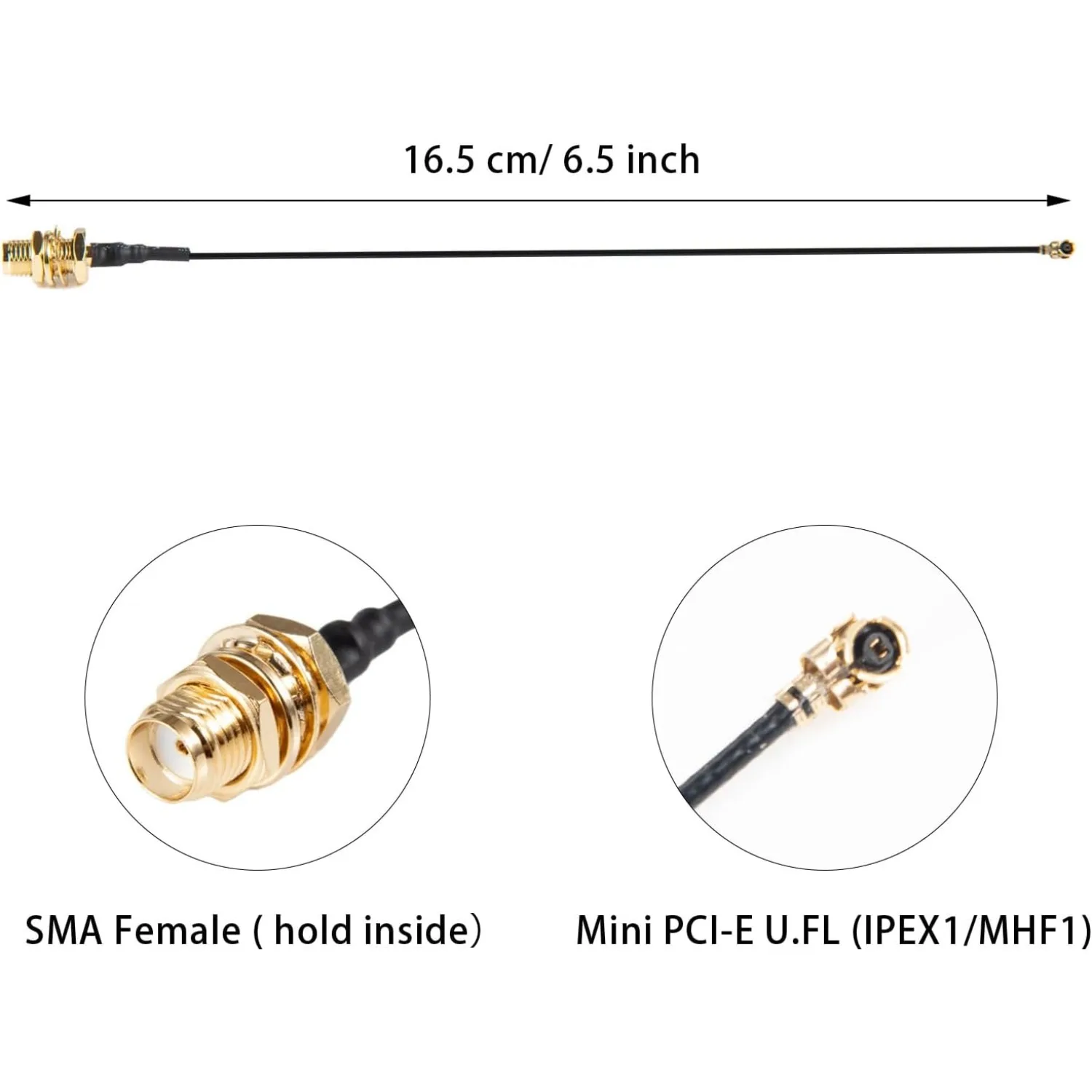 433MHz Omnidirectional Antenna 5dBi SMA Male + 15cm Adapter Cable for Wireless D