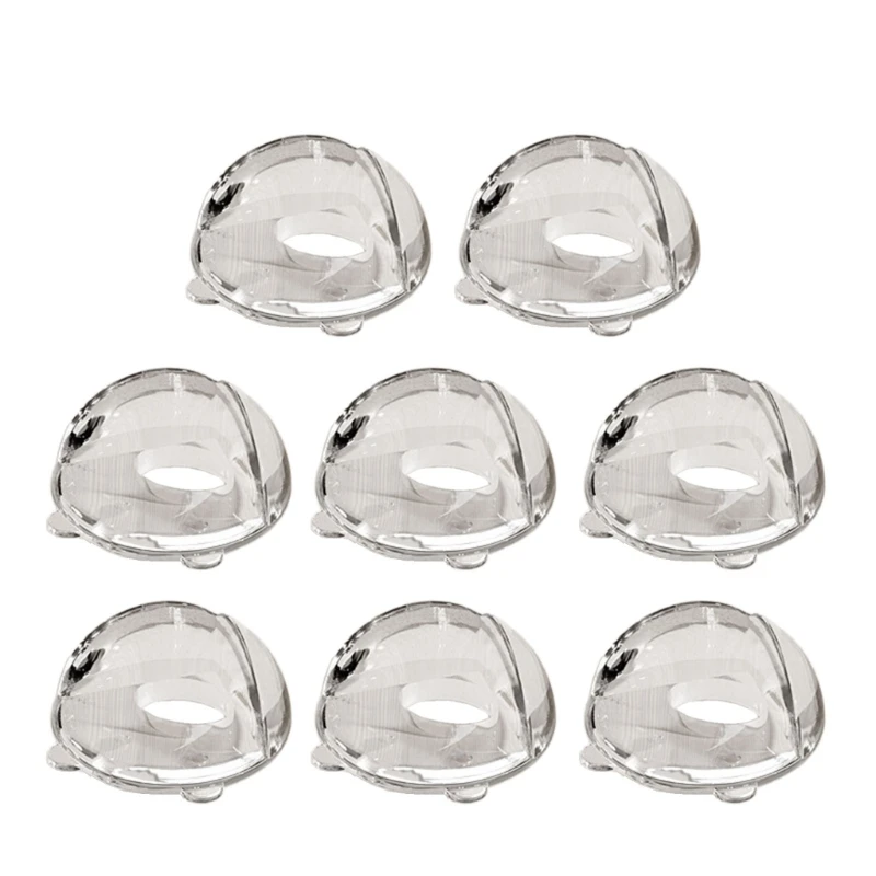 

B2EB 8Pcs Baby Corners Protections Panda Clear Table Edges Protections Cushions Furniture Corner Guards
