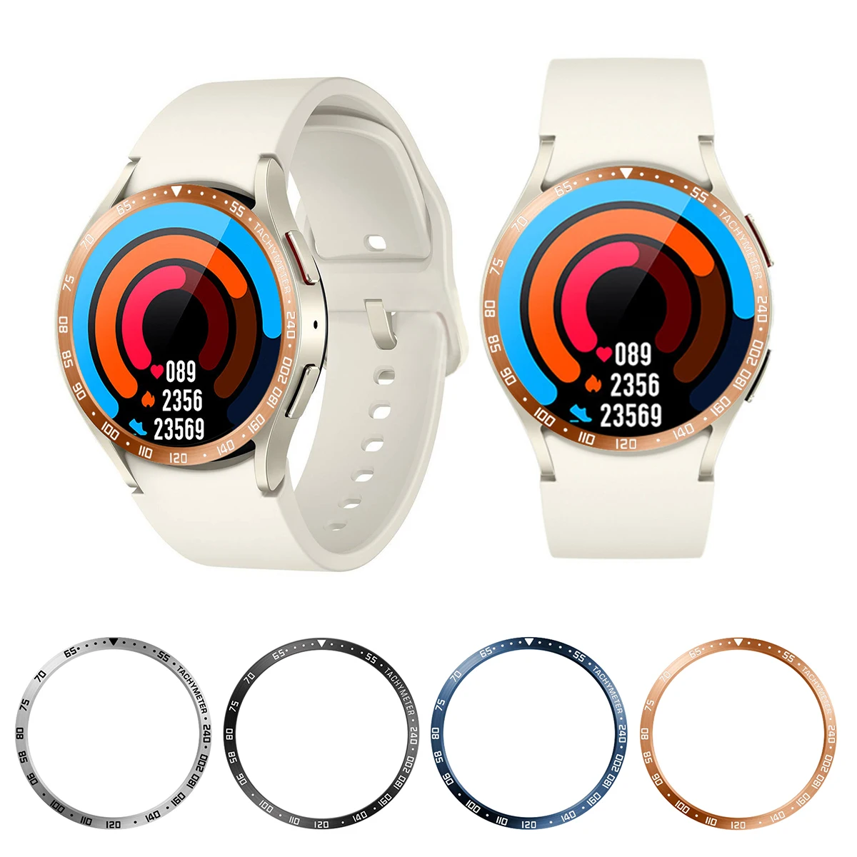 

Metal Cover Bezel Ring Case For Samsung Galaxy Watch 6 44mm 40mm Classic 43 47mm Protector Steel Frame Shell Bumper Accessories
