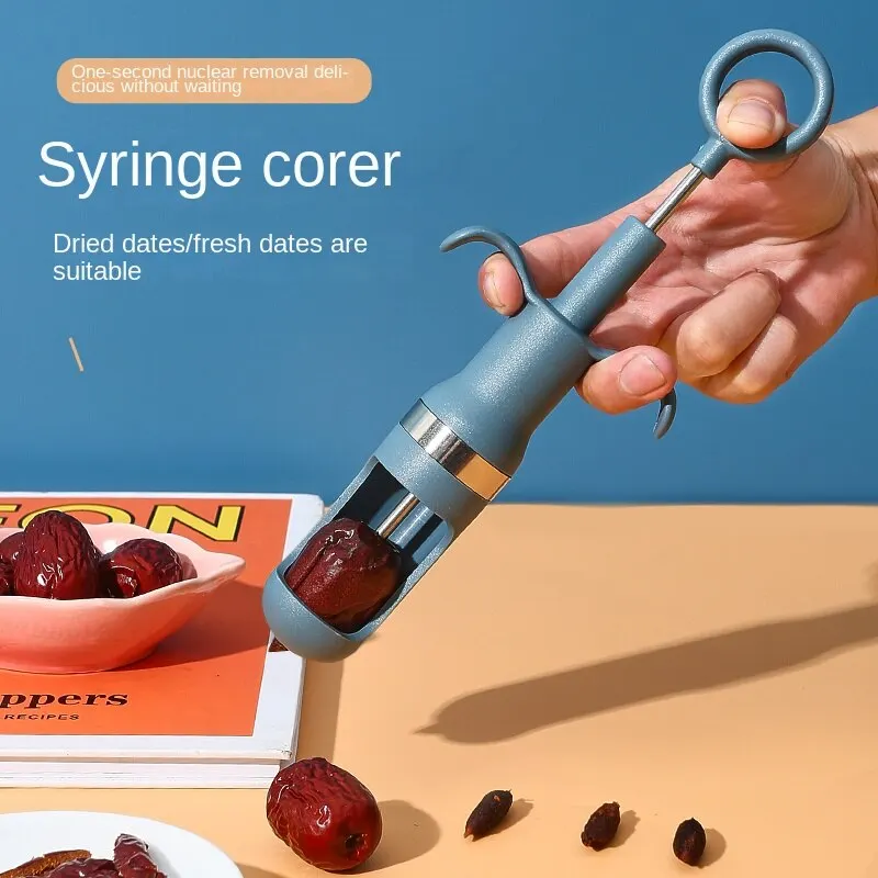 

1pc Red Date Corer Fruit Corer Fruit Core Remove Tool Kitchen Gadget Jujube Pitter Cherry Corer Home Kitchen Frui